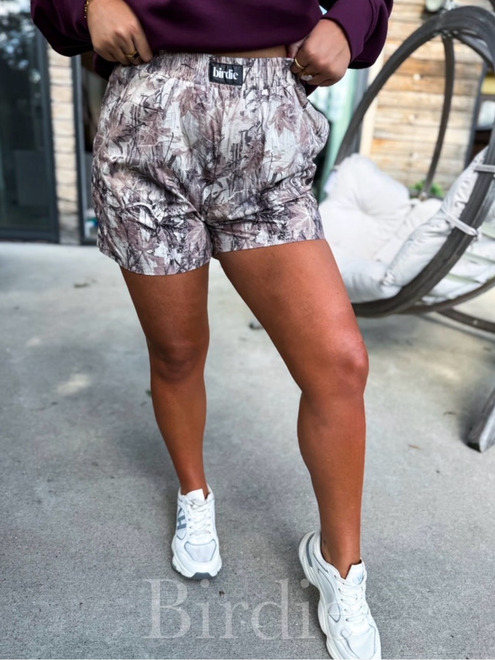 Birdies Beige Camo boxer Shorts 3XL